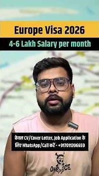 Top Europe Jobs Paying the Highest Salaries to Indians in 2026 💰🇪🇺