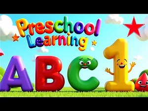 Preschool Learning activities for 3 year olds at home | Learn ABC Phonics Shapes Numbers Colors 🌈