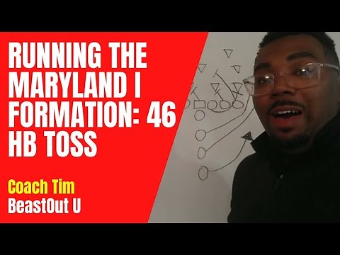 Running the Maryland I Formation: 46 HB Toss