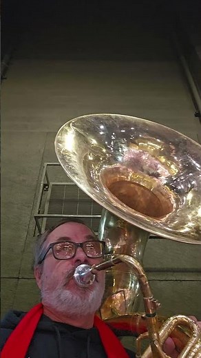 Rebuilt sousaphone clip 2 #tuba #tubachristmas #sousaphone #shorts #shortsfeed