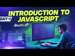 JavaScript Full Course: Master Day 1 | JavaScript Full Course in Telugu| Introduction to JavaScript