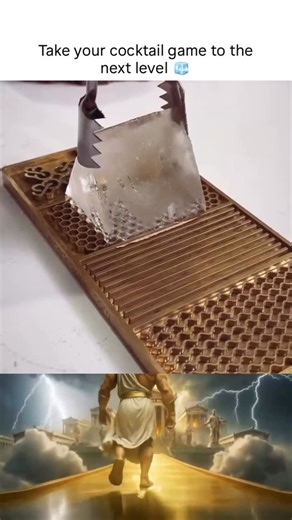 REELORAMA on Instagram: "- The post features a 18-second video tutorial demonstrating how to create hexagonal-patterned “designer” ice cubes using a brass honeycomb mold and tongs, ideal for enhancing cocktail presentation and slower melting. - Posted on December 19, 2025, by @sendiriada, it quickly gained traction with 765 likes, 141 reposts, and 194,000 views, sparking enthusiastic Indonesian replies praising the technique’s creativity and fun. - This hack leverages surface tension and pressur