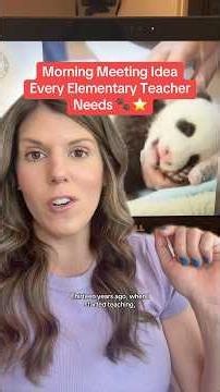 Morning Meeting Ideas For Elementary Teachers 🐾 My Favorite Daily Classroom Routine