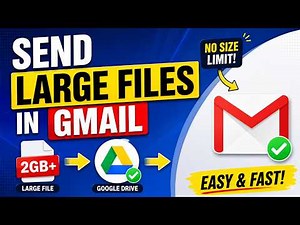 How to Send Large Files in Gmail Using Google Drive ?