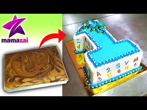 Number 1 Birthday Cake | Kek Nombor 1 | Decorating Ideas