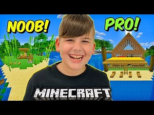 NOOB VS PRO ΧΤΙΖΟΥΜΕ ΤΑ ΝΗΣΙΑ ΜΑΣ ΣΤΟ MINECRAFT