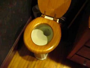 Vintage Pull Chain Toilet!!!!!!