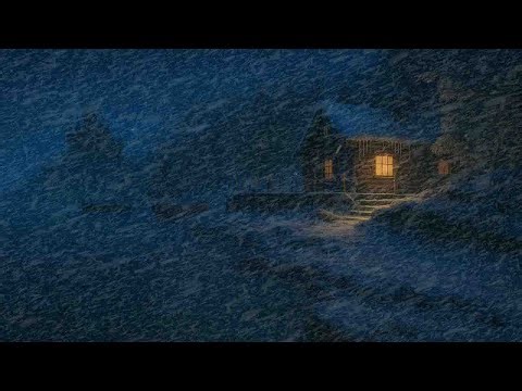 Snowstorm sounds for deep sleep and enjoyment | White noise for relaxation, snowfall and snowstorms