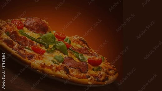 Enjoy a variety of delicious pizzas with appetizing visuals, suitable for culinary promotions, restaurant menus, and food videos.