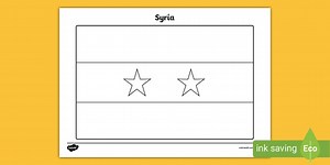 Syria Flag Colouring