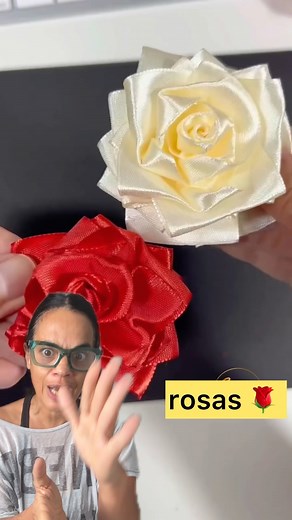 18M views · 313K reactions | Rosas de cintas, imperdibles! #flor #flores #cinta #diy #facil | seguime.ahora | Facebook