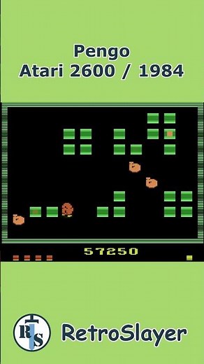 Pengo Gameplay Atari 2600