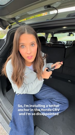 Kelly Stumpe - The Car Mom on Instagram: "If you ever have any doubts about tether anchor location ALWAYS check your vehicle manual. And remember every forward facing car seat needs a tether anchor!"