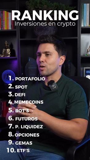 Digital Rise | Crypto Week | Cripto y finanzas on Instagram: "Top 10 de las inversiones más eficientes en el mercado cripto (de mayor a menor eficiencia) Un ranking rápido para entender qué vehículos son más estables y cuáles requieren más experiencia o tolerancia al riesgo. 🚀🔥 #CryptoTips #InversionesCripto #CryptoRanking #EducaciónFinanciera #Staking #Hold #TradingCripto #CriptoParaTodos #fypage #fypppppppppppppppppppppppppppppppppppppppppppppppppppppppppppppppppppppp"