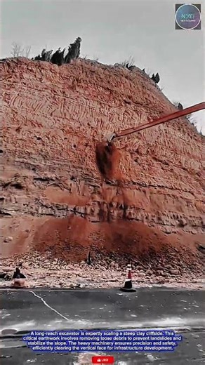 Fast & Precise: Specialized Excavators to Prevent Landslides on Cliffs