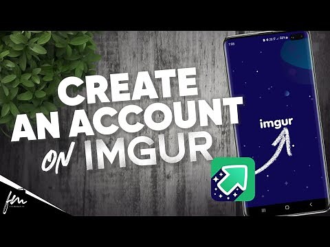 How to create an account on imgur