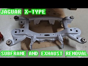 Jaguar X-Type rear subframe and exhaust replacement