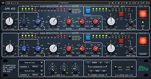 Waves in association with BSS Audio presents the BSS DPR-402 Compressor/Limiter/De-Esser plugin. BSS DPR-402 is a precise model of the super-versatile dynamics processor long favored by audio engineers in studio, live and broadcast environments. Learn more: www.waves.com/dpr402 | Waves Audio