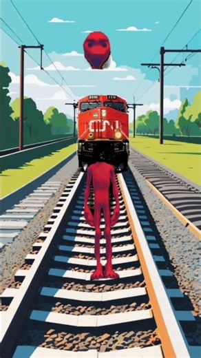 train vs alien dance #shorts #ytshorts #viral #shit