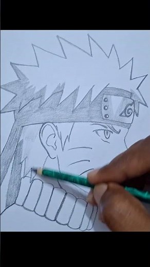 How to Draw Naruto Easy 🔥✏️