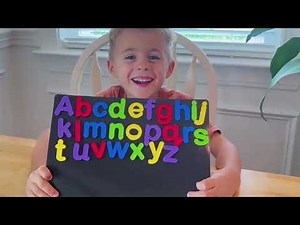Fun with Magnetic ABCDs & 123s | See & Spell Matching Letter Toy, ABC Preschool Activities for Kids