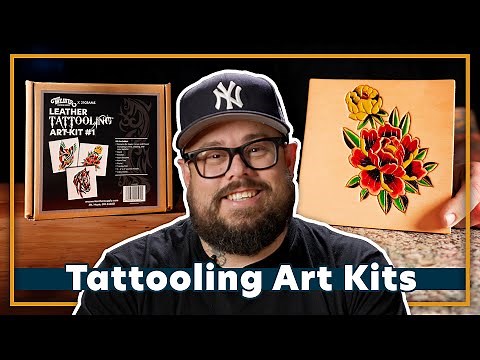 How to Tattool Leather with Our Complete Tattooling Art Kit – Leather Painting & Shading Tutorial