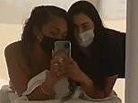 Jordyn Woods flaunts her curves as she enjoys a relaxing massage