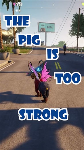 The pig is too strong - Goat Simulator 3