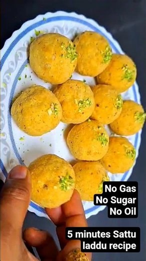 No Gas ,No Sugar,No Oil 5 minutes healthy sattu laddu recipe #laddu #annapurnakitchen