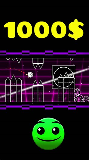 $1,000 easy swing challenge | Geometry Dash 2.2 #shorts