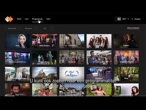 NPO Start: Stap-voor-stap zoeken