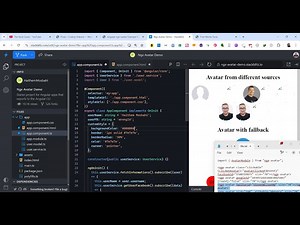 Angular ngx-avatar Example to Create Social Media Profile Avatar Cards in Browser Using TypeScript