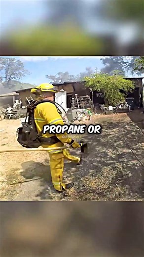 Biker Helps Put Out Fire