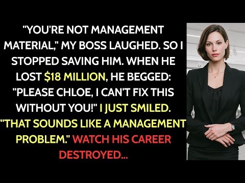 My Boss Said I Wasn't Management Material – I Destroyed His Career 💼