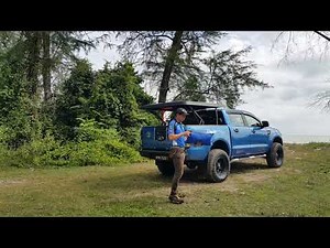 Homemade DIY Pick up truck bed tent camper