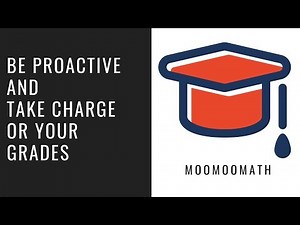 Be Proactive and take charge of your school grades