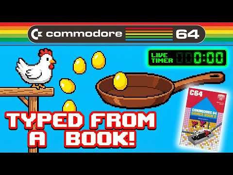 Can I Type In a Complete C64 Game From a Book in One Sitting? | Speed Run