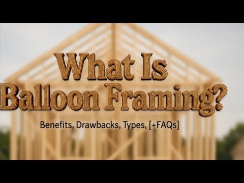What Is Balloon Framing? (Balloon vs Platform Framing) Pros, Cons, Fire Risk #framing #platform