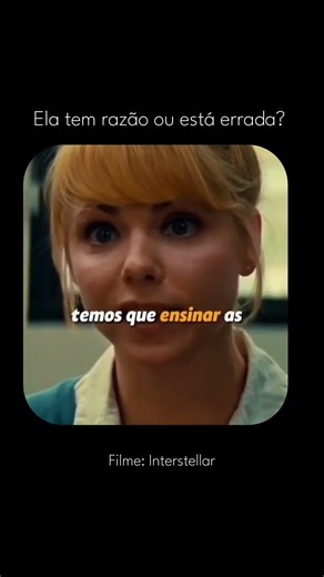 Nessa cena do Interstellar, um professor defende que ir à Lua foi desperdício.