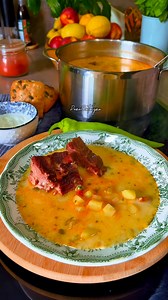 Ciorba de cartofi cu afumătură si tarhon! #ciorba #romania #traditional | Dana Catalyna