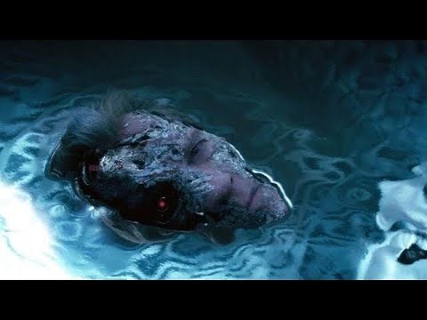 T-800 falls in Liquid Metal | T-800 Upgraded | Terminator: Genisys [Remastered] (2015)