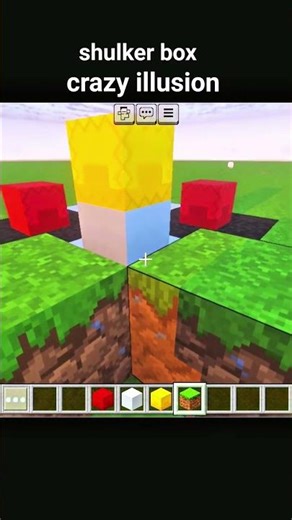 Minecraft Shulker Box Crazy Illusion 🤯📦 | Mind Trick! #shorts #minecraft #viral #viralshort #war