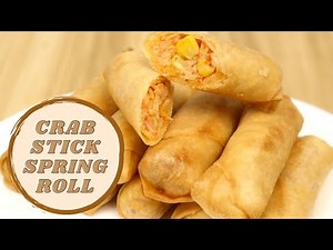 CRAB STICK SPRING ROLLS | SIMPLE & EASY