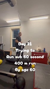 Did another 400 m test on the assault runner pro treadmill- hit 67 seconds with about a 93% effort - 100 m splits 16, 15, 17, 19 Felt I am good for 65 currently with a bit of a push at end - over all not too bad, particularly while weighing 252lbs- turn 59 in 3 weeks! | Dr. Shawn Baker MD