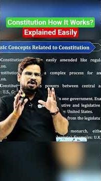 संविधान kaise काम karta hai?😱 #physicswallah #upsc #currentaffairs