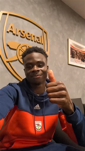Arsenal on Instagram: "Bukayo has a message for you, Gooners ❤️"