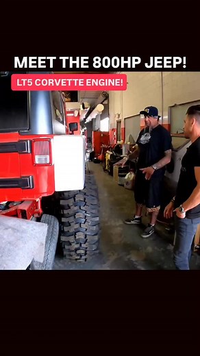 BONKERS! Meet The Jeep w/ 800 HP! In Episode 7 we got a tour of @whiskeysautodistillery where we saw his Jeep Wrangler build with a LT5 Corvette Engine with more than 800 Horsepower! Link to episode in bio! #jeep #restomod #jeepwrangler #jkjeep #jeepfamily | JC Fernandez