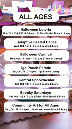 1.5K views · 13 reactions | New Week, New Adventures at San Antonio Public Library!  Get ready for a week filled with free fun, interactive activities, and community happenings for all ages.  Explore our full event calendar: https://www.mysapl.org/Events-News/Events-Calendar #SAPL #SanAntonioPublicLibrary #WhatsHappening #LibraryLife #FreeEvents | San Antonio Public Library | Facebook