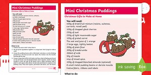 Mini Christmas Puddings Recipe