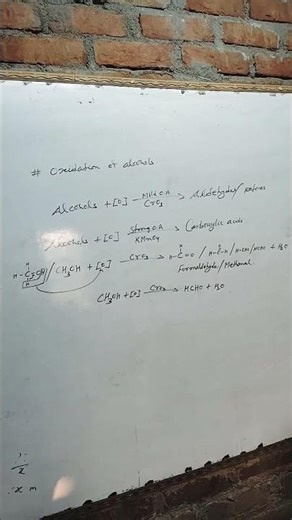 oxidation of alcohol||aldehyde and ketone